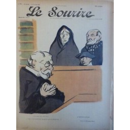 1901 JUSTICE HUMOUR VICTIME DEVOIR AVOCAT ASSISTANCE PUBLIQUE DESSIN HERMAN PAUL