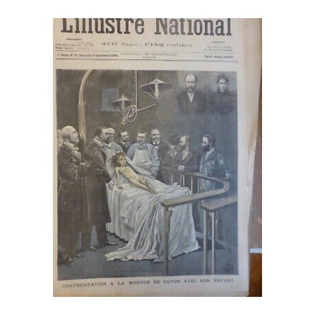 1898 JUSTICE CONFRONTATION MORGUE GYON ENFANT TUE JUGE INSTRUCTION LEMERCIER