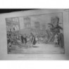 1893 UI THEATRE ODEON VERCINGETORIX TABLEAU EDMOND COTTINET DESSIN A GERARDIN