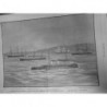 1893 UI ESCADRE NAVIRES RUSSES TOULON DESSIN M DOSSO