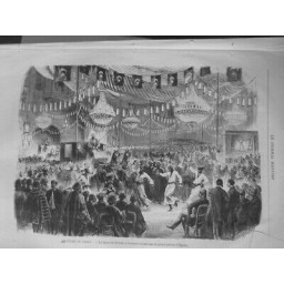 1873 MONDE MUSULMAN FETES CAIRE DANSES KOWALS MARIAGE PRINCE EGYPTE