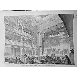 1866 UI THEATRE WALLNER BERLIN ALLEMAGNE COMEDIENS