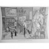 1886 I ATELIERS PEINTRES DETAILLE TABLEAUX ARTISTE CHEVAL