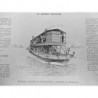 1895 BATEAU L'ESPIEGLE CANONNIERE RIVIERE EXPEDITION MADAGASCAR