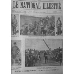 1903 MACEDOINE EVENEMENT INSURGE KULLELI BOURGAA GUERRE CONTRE TURC 3 JOURNAUX