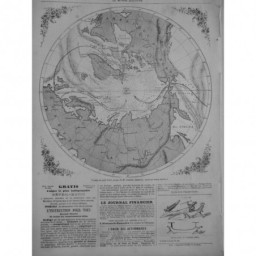 1868 MI VOUAGE POLE NORD GUSTAVE LAMBERT