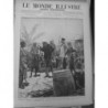 1884 MISSION BRAZZA OUEST AFRICAIN CONVOI PORTEURS BATEKES FRANCEVILLE