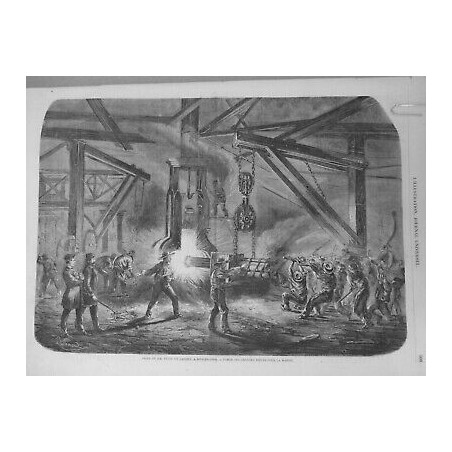 1862 FORGES FONDERIE USINE MM PETIN GAUDET SAINT CHAMOND