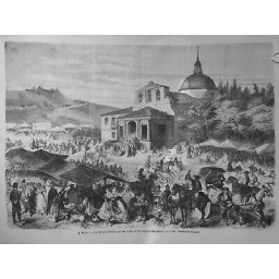 1868 MI CARNAVAL ESPAGNE FETE ROMARIA ISIDRO MANZANAREZ DESSIN M.MIRANDA