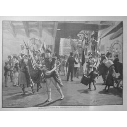 1893 CARNAVAL ALLEMAGNE PANTOMINE OTTO MARCUS