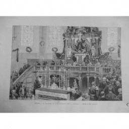 1891  MI TREVES PELERINAGE SAINTE TUNIQUE CATHEDRALE