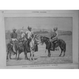 18911896 1923 POLO INDE MANIPOUR PONEYS PARTIE INDOOR POLO 3 JOURNAUX