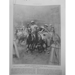 18911896 1923 POLO INDE MANIPOUR PONEYS PARTIE INDOOR POLO 3 JOURNAUX