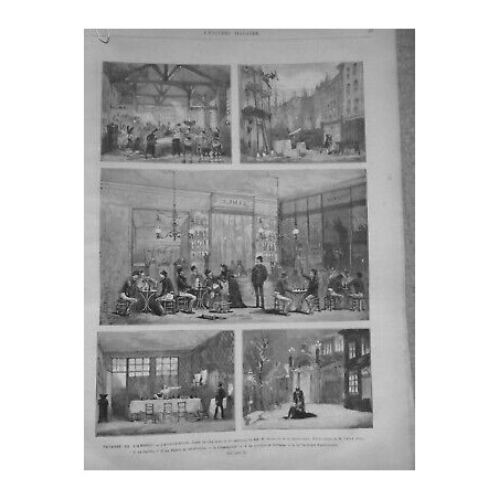 1879 UI THEATRE AMBIGU L ASSOMOIR DRAME ROMAN EMILE ZOLA