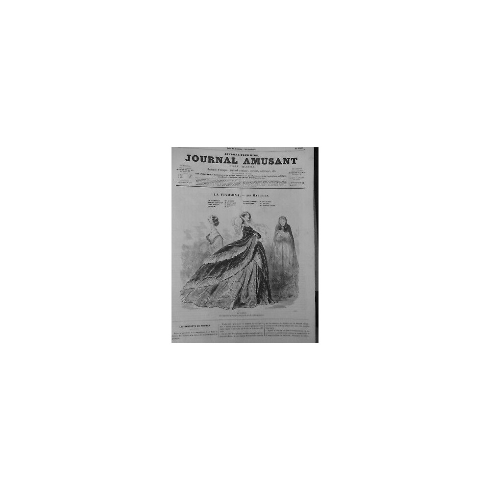 1857 FEMME CANTATRICE FIAMMINA