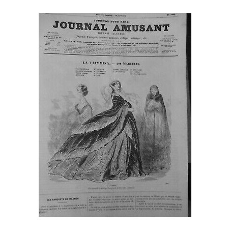 1857 FEMME CANTATRICE FIAMMINA