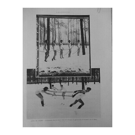 1929 FEMMES ENTRAINEMENT NEIGE ECOLE PROFESSEURS GYMNASTIQUE GRUNEWALD