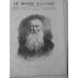 1890 KARR ALPHONSE PORTRAIT 2 JOURNAUX