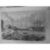 1864 BATEAU CHANTIERS OCEAN CALE HALAGE BACALAN BORDEAUX