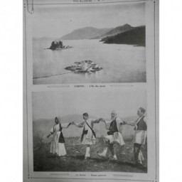 1914 I GRECE CORFOU IL MORT SYRTOS DANSE GRECQUE