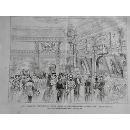 1888 UI ST PETERSBOURG EXPOSITION PEINTRES FRANCAIS HOTEL KATKOFF KOJNOFF