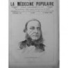 1883 DOCTEUR DUJARDIN-BEAUMETZ THERAPEUTE HYGIENISTE CHEF SEVICE HOPITAL COCHIN