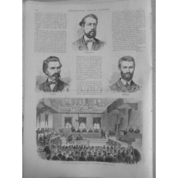 1872 I COUR ASSISES LEIPZIG PROCES SOCIALISTES ALLEMANDS AVOCATS