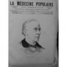 1883 DOCTEUR A.FAUVEL INSPECTEUR SEVICES SANITAIRES MEMBRE ACADEMIE MEDECINE