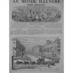 1865 MI FUNERAILLES DUC MORNY CORTEGE