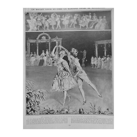 1908 DANSE BALLET MMES ZAMBELLI MEUNIER CHEVALIER D EON