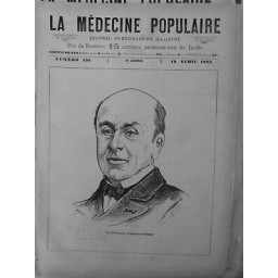 1883 CHIRURGIEN ALPHONSE GUERIN PERE METHODE ASEPTIQUE SPECIALISTE UROLOGIE