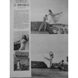 1949 BALLET LA SOMNAMBULE BELLINI