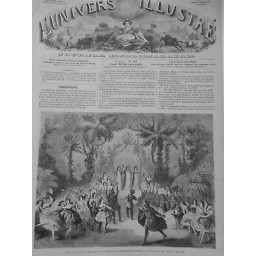 1863 DANSE THEATRE IMPERIAL CHATELET BALLET ALADIN LAMPE MERVEILLEUSE