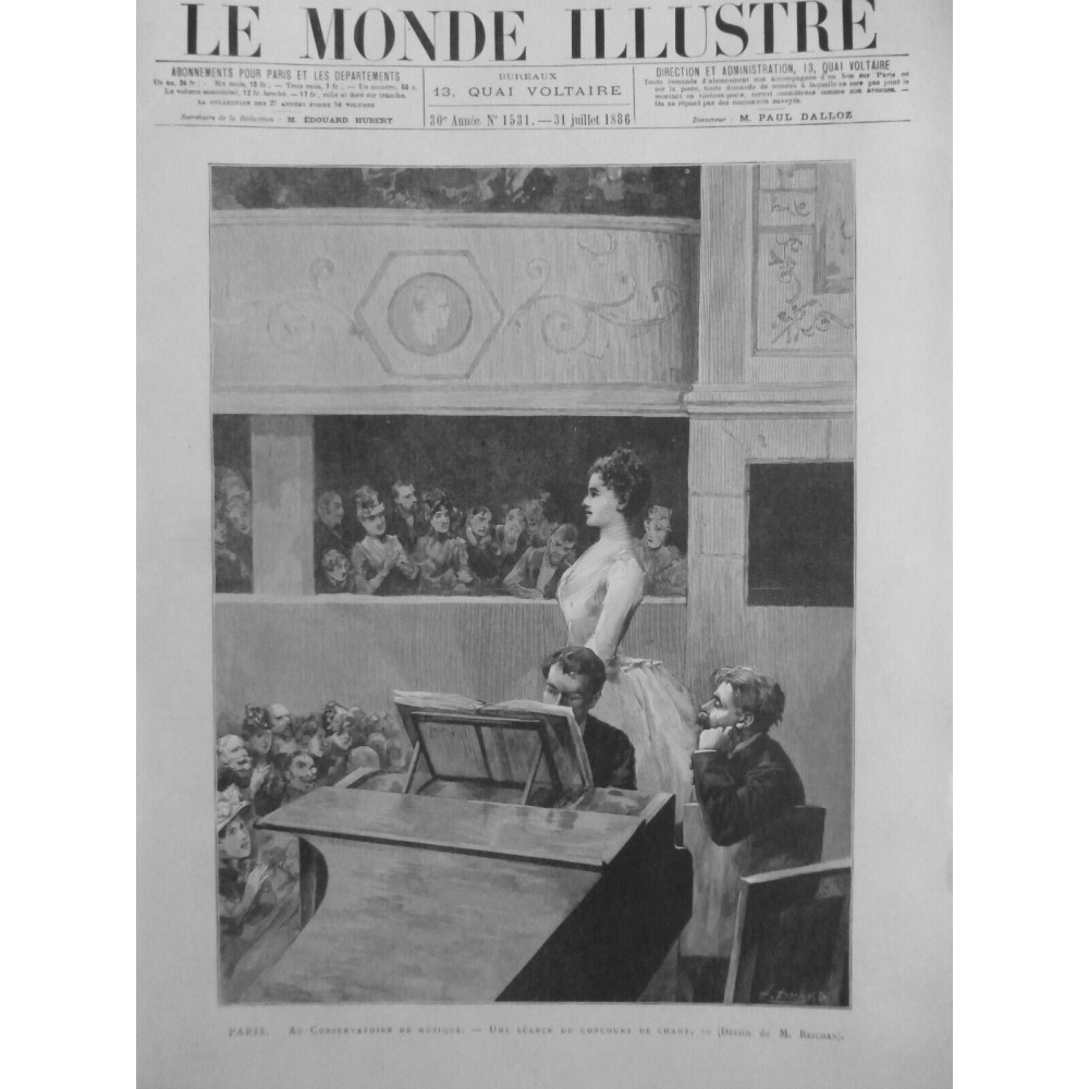 1886 MI CONSERVATOIRE MUSIQUE CONCOURS CHANT