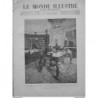 1891 MI10 PRESIDENT CARNOT SALON TRAVAIL PALAIS ELYSEE MARQUETERIE BIBLIOTHEQUE