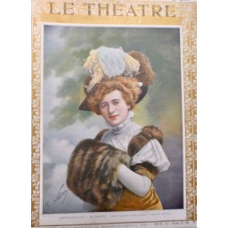 1907 THEATRE MLLE PROVOST L'AMOUR VEILLE RÔLE LUCIENNE MORFONTAINE