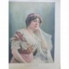 1908 THEATRE MARTHE REGNIER MLLE DELZA MLLE HERROUETT CHERUBIN