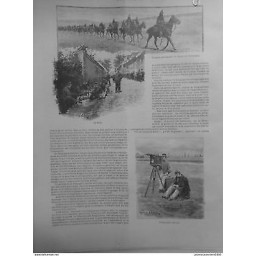 1889 I7/9 TELEGRAPHIE OPTIQUE MILITAIRE TRANSMISSION RENSEIGNEMENT DISTANCE