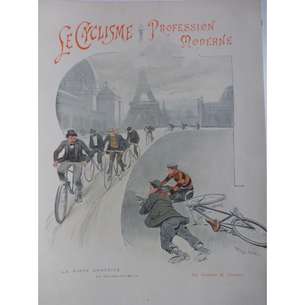 1897 I CYCLISME PISTE GRATUITE CHAMP MARS