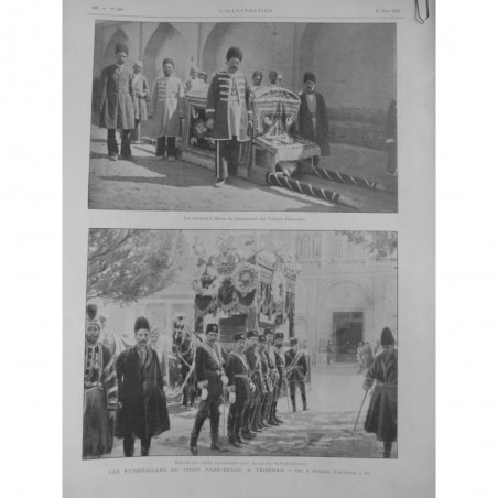 1897 I FUNERAILLES SHAH NASR EDDIN TEHERAN