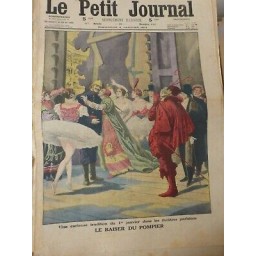 1914 THEATRES PARISIENS TRADITION 1ER JANVIER BAISER POMPIER