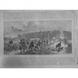 1865 I CHASSE FAISANDERIE COMPIEGNE