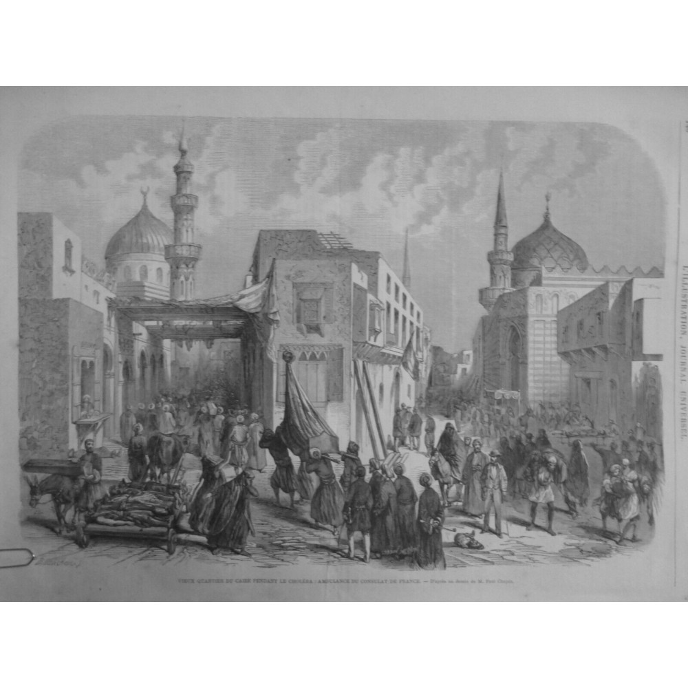 1865 I CHOLERA CAIRE