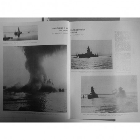 1941 I DOCUMENTATION MER EL KEBIR CHALUTIERS BOMBARDEMENT ANGLAIS