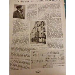 1932 CLAUDE DEBUSSY MUSICIEN FRANCAIS