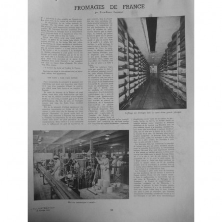 1942 I FROMAGES FRANCAIS