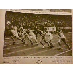 1931 ATLETHISME MATCH FRANCE ANGLETERRE LADOUMEGUE