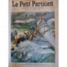 1901 PP ACCIDENT BATEAU SHAMROCK II MER DANGER ROI ANGLETERRE EQUIPAGE