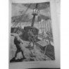 1882 I BATEAUX TEMPETE BATEAU PHARE MARIN PASSERELLE