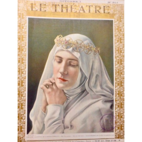 1907 THEATRE MME VALLANDRI LA LEGENDE DU PONT D'ARGENTAN MME VALLANDRI PAILLASSE